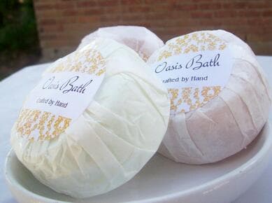 Former packaging for Oasis Bath Soaps bars